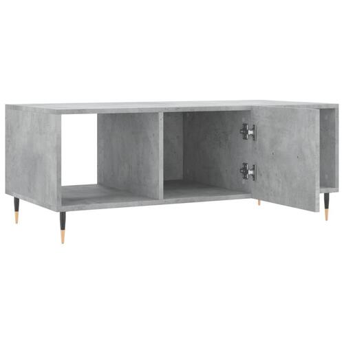 Sofabord 102x50x40 cm konstrueret træ betongrå