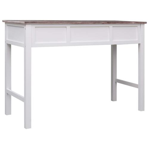 Skrivebord 110 x 45 x 76 cm træ brun