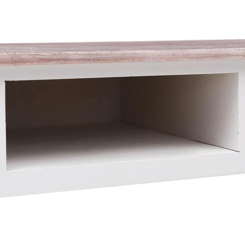 Skrivebord 110 x 45 x 76 cm træ brun