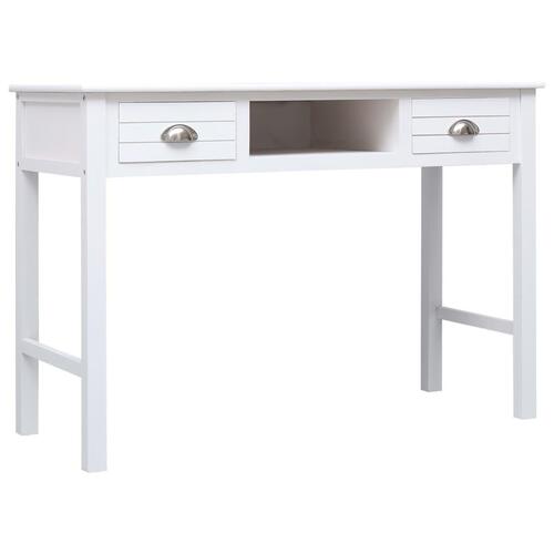 Skrivebord 110 x 45 x 76 cm træ hvid