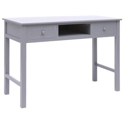 Skrivebord 110 x 45 x 76 cm træ grå