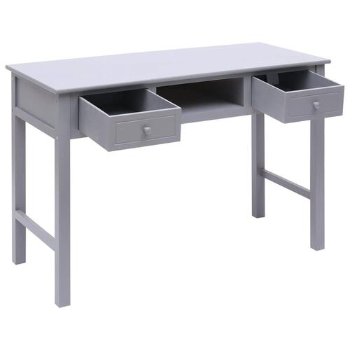 Skrivebord 110 x 45 x 76 cm træ grå