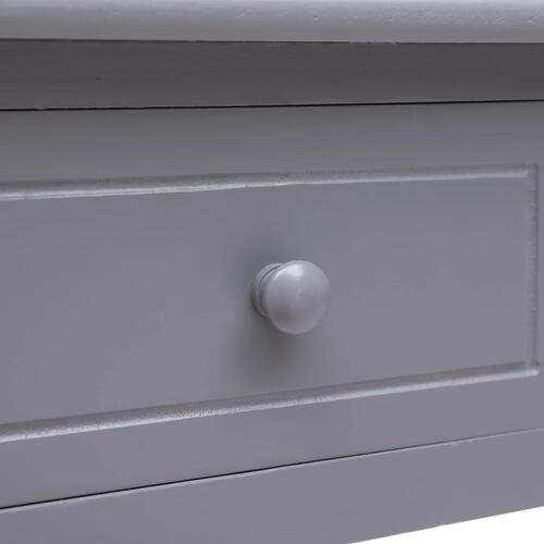 Skrivebord 110 x 45 x 76 cm træ grå