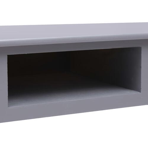 Skrivebord 110 x 45 x 76 cm træ grå