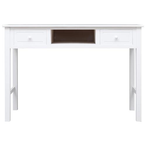 Skrivebord 110 x 45 x 76 cm træ hvid