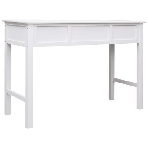 Skrivebord 110 x 45 x 76 cm træ hvid