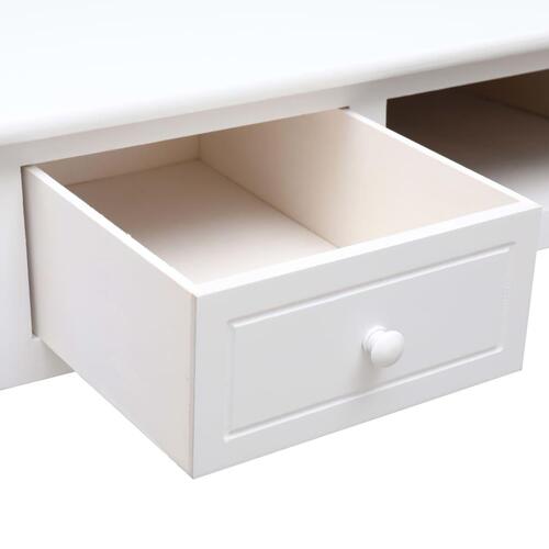 Skrivebord 110 x 45 x 76 cm træ hvid