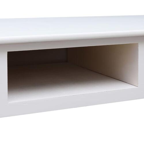 Skrivebord 110 x 45 x 76 cm træ hvid