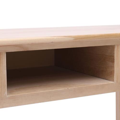 Skrivebord 110 x 45 x 76 cm træ naturfarvet