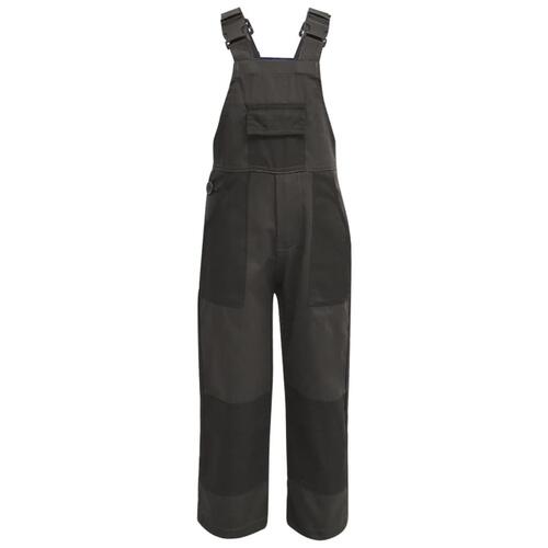 Bib overalls til børn størrelse 122/128 grå