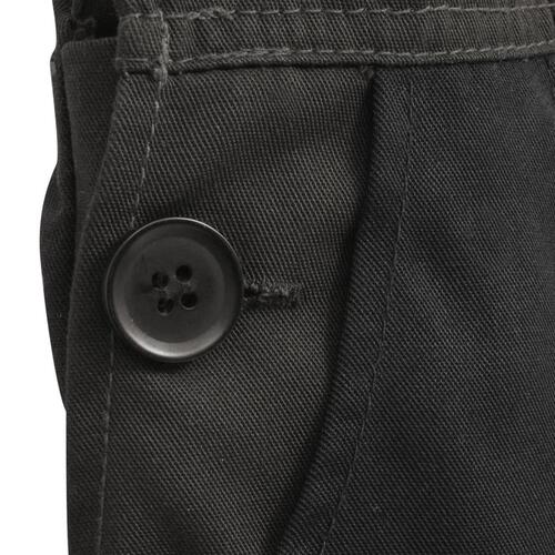 Bib overalls til børn størrelse 122/128 grå