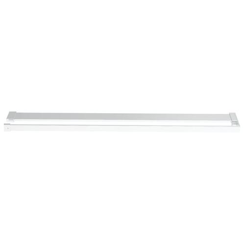 Brusehylde til brusevæg 90 cm aluminium krom