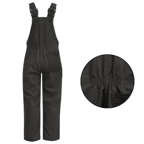 Bib overalls til børn størrelse 134/140 grå