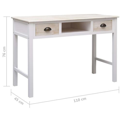 Konsolbord 110x45x76 cm træ