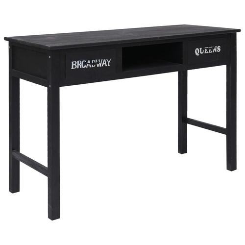 Konsolbord 110 x 45 x 76 cm træ sort