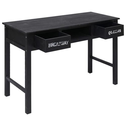 Konsolbord 110 x 45 x 76 cm træ sort