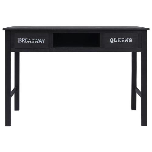 Konsolbord 110 x 45 x 76 cm træ sort