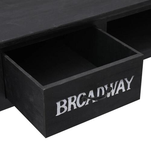 Konsolbord 110 x 45 x 76 cm træ sort