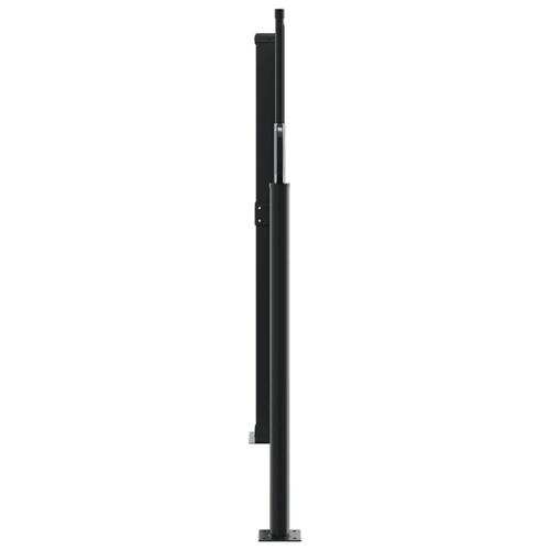Sammenrullelig sidemarkise 140x1000 cm terrakottafarvet