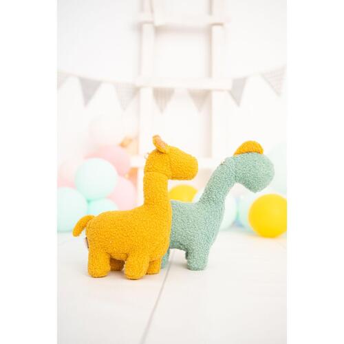 Bamse Crochetts Bebe Gul Dinosaur Giraf 30 x 24 x 10 cm 2 Dele