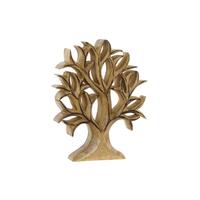 Dekorativ figur 25 x 4 x 30 cm Natur Træ (1 enheder)