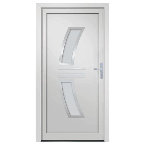 Hoveddør 88x200 cm PVC hvid