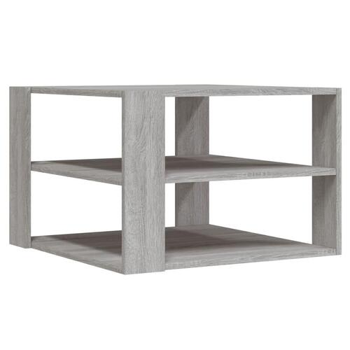 Sofabord 59,5x59,5x40 cm konstrueret træ grå sonoma-eg