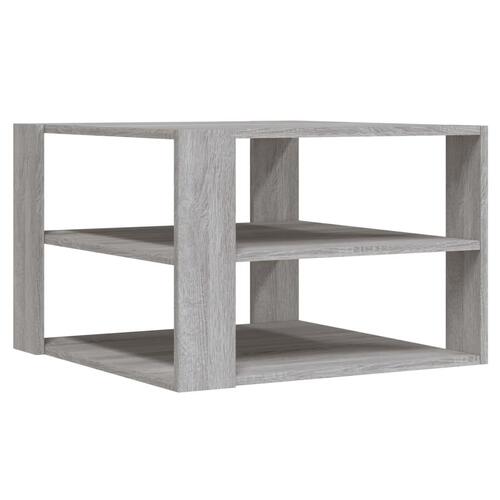 Sofabord 59,5x59,5x40 cm konstrueret træ grå sonoma-eg