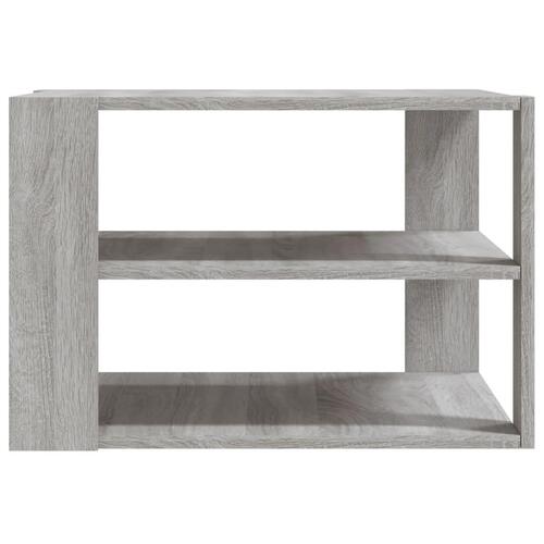 Sofabord 59,5x59,5x40 cm konstrueret træ grå sonoma-eg