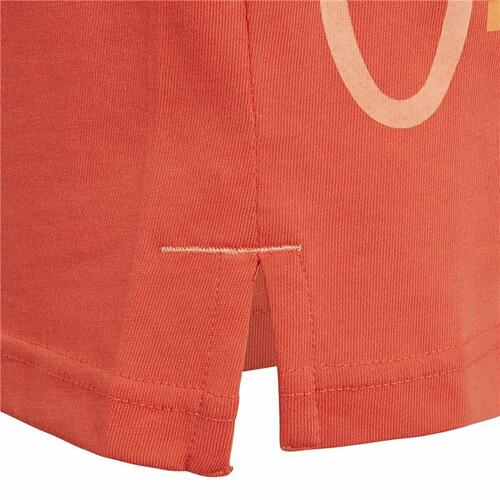 Børne Kortærmet T-shirt Adidas Graphic Tee Orange 5-6 år