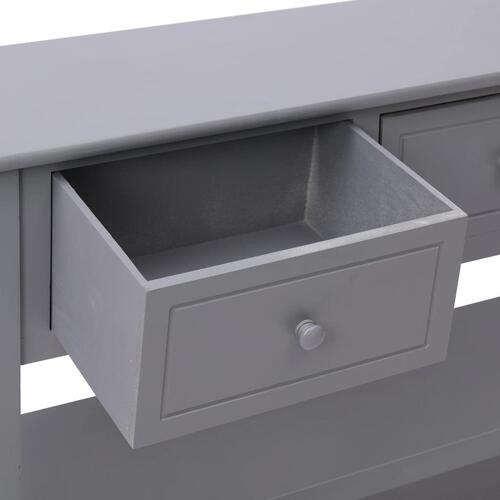 Konsolbord 115x30x76 cm træ grå