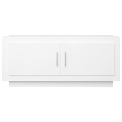 Sofabord 102x50x45 cm konstrueret træ hvid