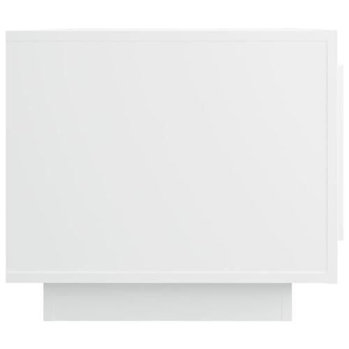Sofabord 102x50x45 cm konstrueret træ hvid