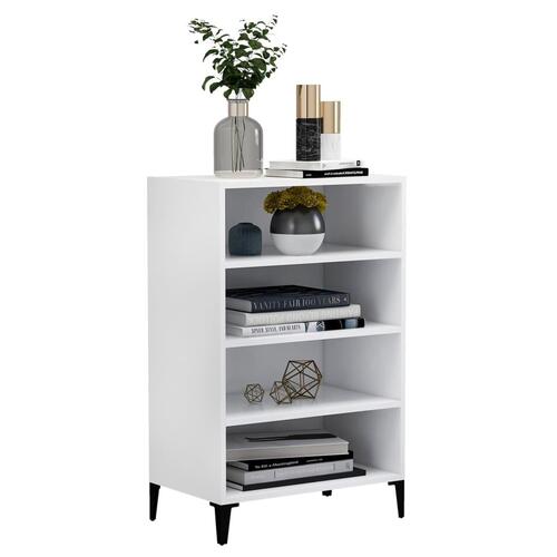 Skænk 57x35x90 cm konstrueret træ hvid