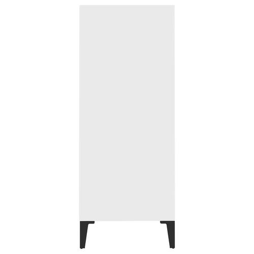 Skænk 57x35x90 cm konstrueret træ hvid
