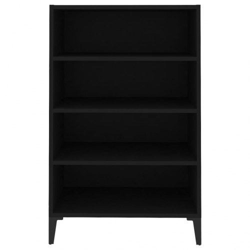Skænk 57x35x90 cm konstrueret træ sort