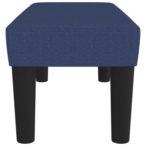Bænk 70x30x30 cm stof blå