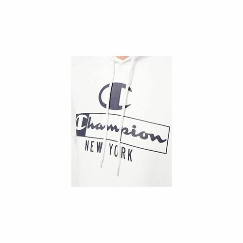 Hættetrøje til Mænd Champion New York Hvid L