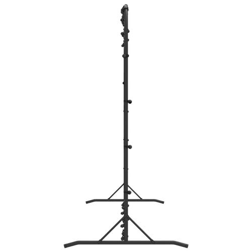 Fodbold-rebounder 366x90x183 cm HDPE sort