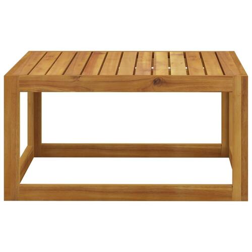 Sofabord 68x68x29 cm massivt akacietræ