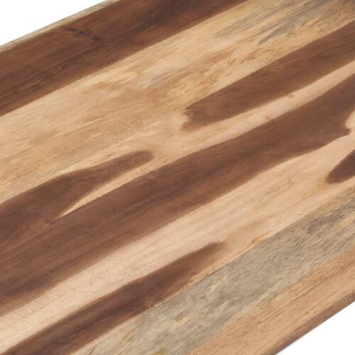 Sofabord 120x60x40 cm massivt træ med sheeshamfinish
