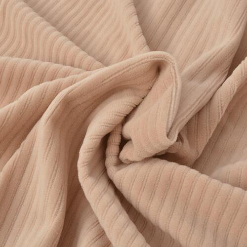 Elastisk sofabetræk beige bredstribet