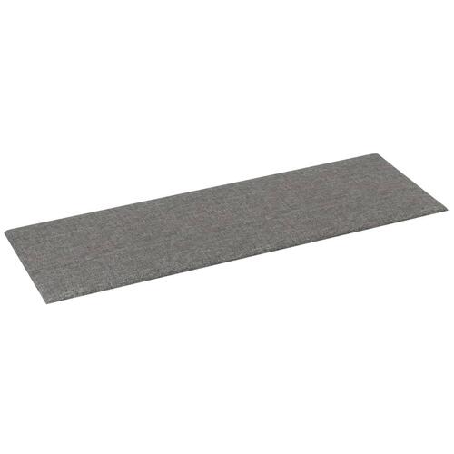 Vægpaneler 12 stk. 90x30 cm 3,24 m² stof lysegrå