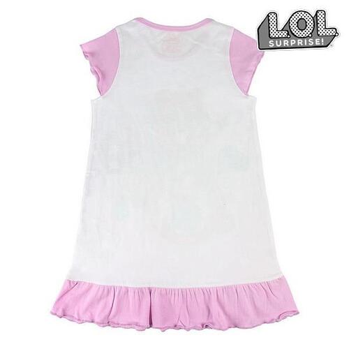 Natkjole til børn LOL Surprise! 74050 Hvid Pink 7 år