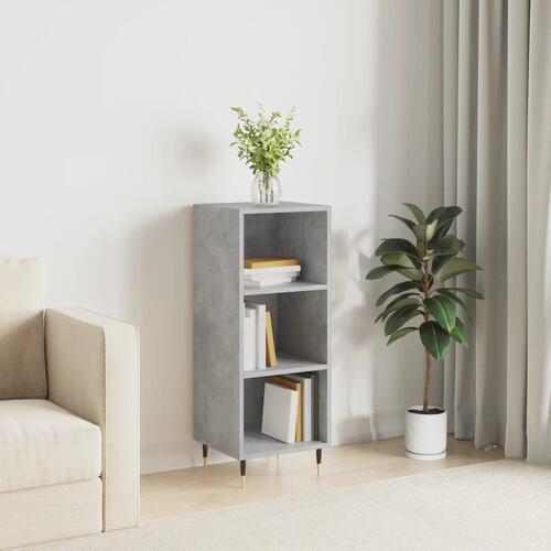 Skænk 34,5x32,5x90 cm konstrueret træ betongrå