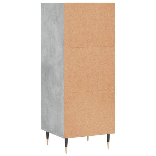 Skænk 34,5x32,5x90 cm konstrueret træ betongrå