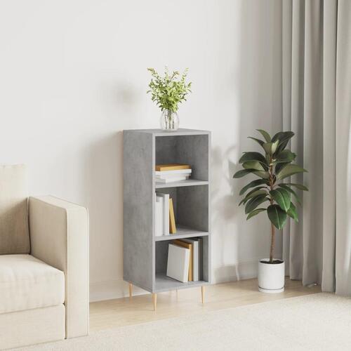 Skænk 34,5x32,5x90 cm konstrueret træ betongrå