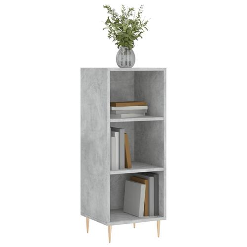 Skænk 34,5x32,5x90 cm konstrueret træ betongrå