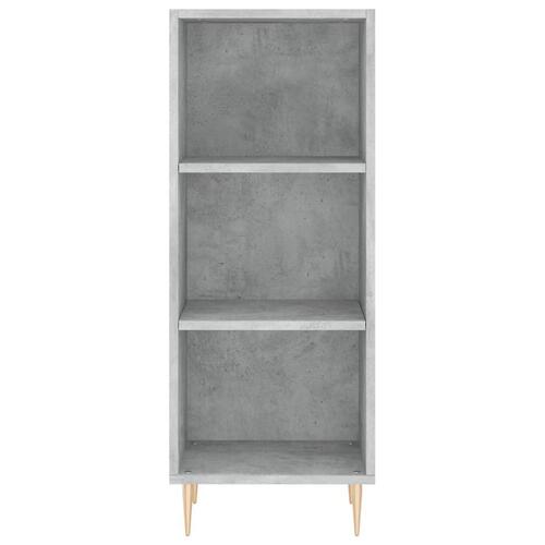Skænk 34,5x32,5x90 cm konstrueret træ betongrå