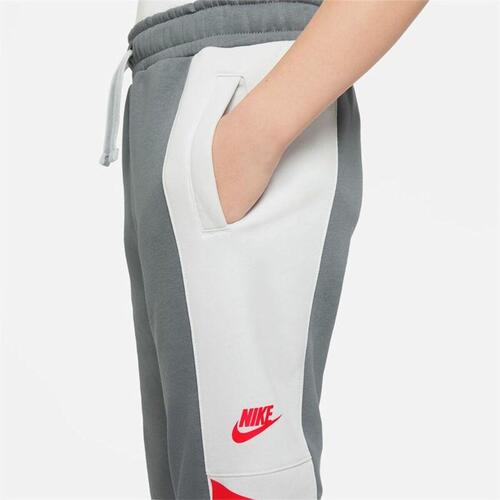 Træningsdragt til børn underdele Nike Sportswear Hvid Mørkegrå 8-10 år